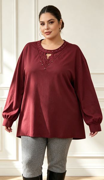 Immagine di PLUS SIZE TOP LOOSE AND RELAX FIT